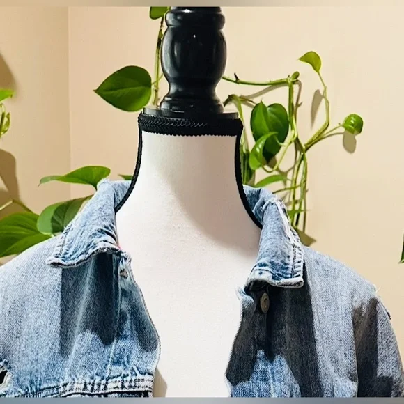Free People Blue Denim Jacket - Picture 12 of 14